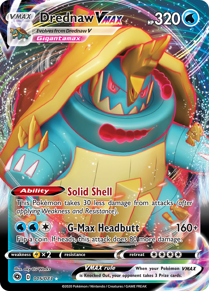 Drednaw VMAX (015/073) [Sword & Shield: Champion's Path] Pokemon Single Pokémon  | Multizone: Comics And Games