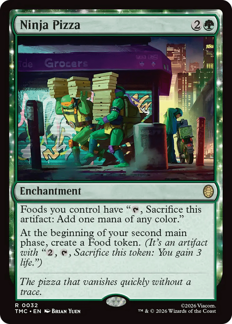 Ninja Pizza [Teenage Mutant Ninja Turtles Commander] MTG Single Magic: The Gathering  | Multizone: Comics And Games