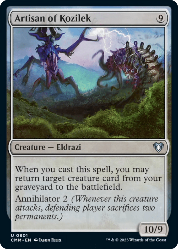 Artisan of Kozilek [Commander Masters] MTG Single Magic: The Gathering  | Multizone: Comics And Games