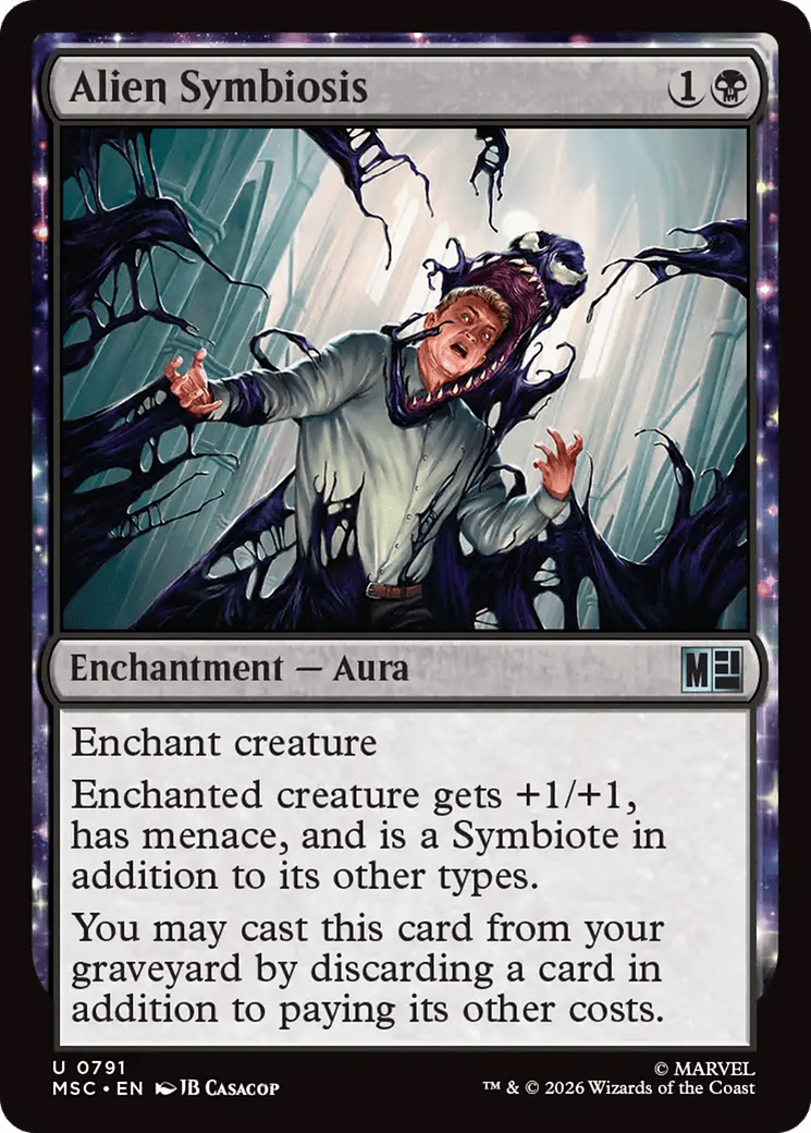 Alien Symbiosis [Marvel Super Heroes Commander] MTG Single Magic: The Gathering  | Multizone: Comics And Games