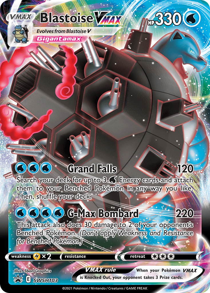 Blastoise VMAX (SWSH103) [Sword & Shield: Black Star Promos] Pokemon Single Pokémon  | Multizone: Comics And Games