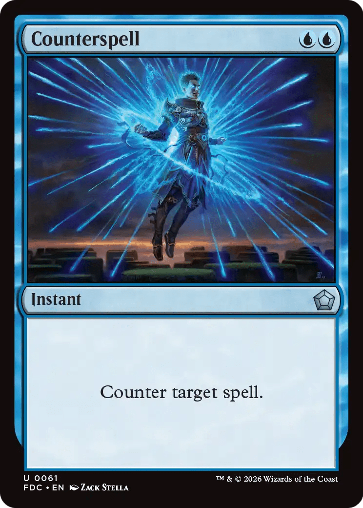 Counterspell [Foundations Commander] MTG Single Magic: The Gathering  | Multizone: Comics And Games