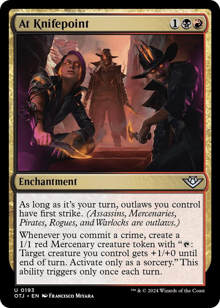 At Knifepoint [Outlaws of Thunder Junction] MTG Single Magic: The Gathering  | Multizone: Comics And Games