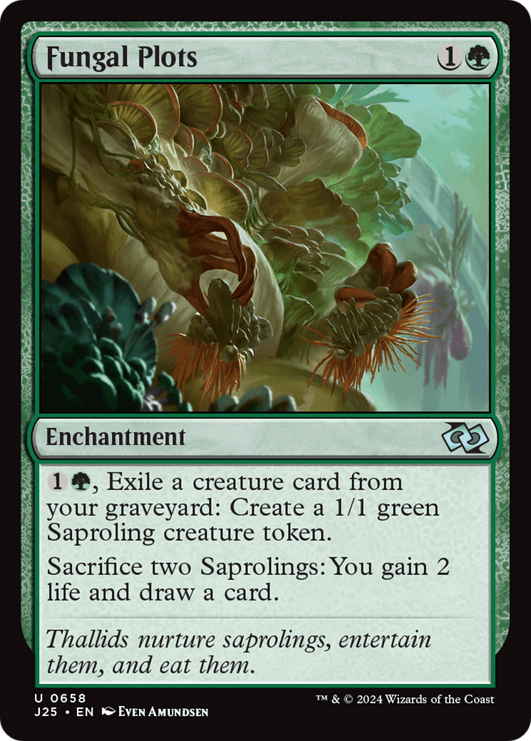 Fungal Plots [Foundations Jumpstart] MTG Single Magic: The Gathering  | Multizone: Comics And Games