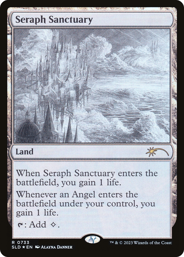 Seraph Sanctuary (Sketch) [Secret Lair Drop Promos] MTG Single Magic: The Gathering  | Multizone: Comics And Games