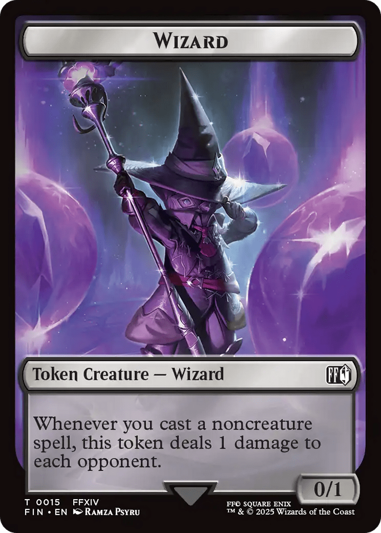 Hero (0005) // Wizard (0015) Double-Sided Token [FINAL FANTASY Tokens] MTG Single Magic: The Gathering  | Multizone: Comics And Games