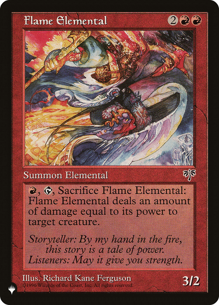 Flame Elemental [The List] MTG Single Magic: The Gathering  | Multizone: Comics And Games