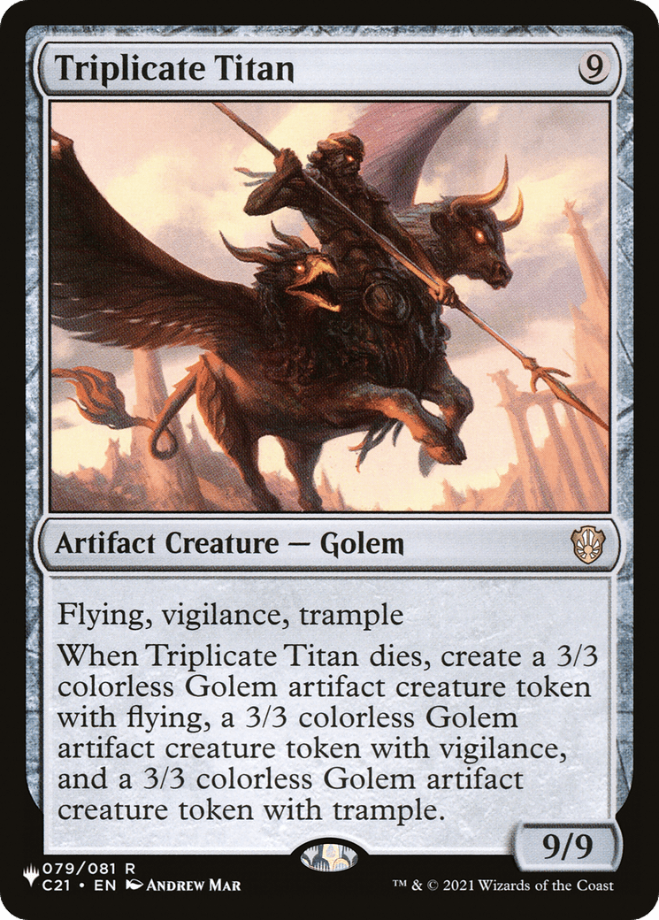 Triplicate Titan [Secret Lair: From Cute to Brute] MTG Single Magic: The Gathering  | Multizone: Comics And Games