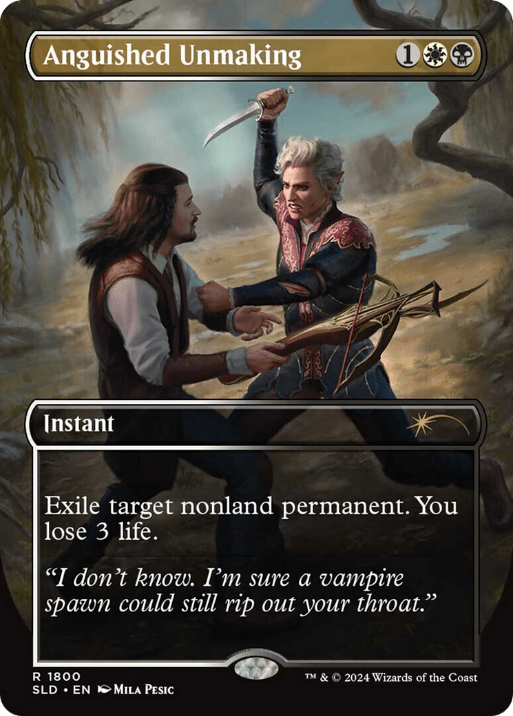 Anguished Unmaking (1800) [Secret Lair Drop Series] MTG Single Magic: The Gathering  | Multizone: Comics And Games