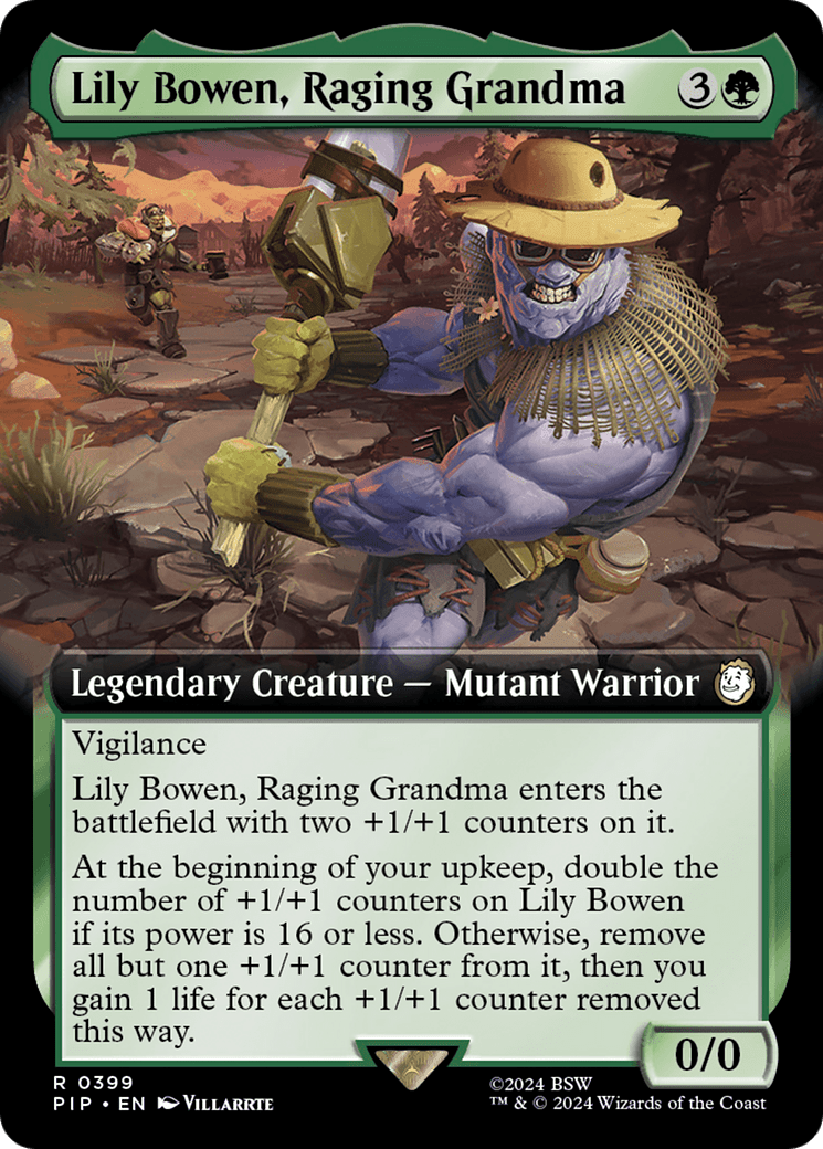 Lily Bowen, Raging Grandma (Extended Art) [Fallout] MTG Single Magic: The Gathering  | Multizone: Comics And Games