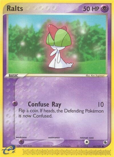 Ralts (66/109) [EX: Ruby & Sapphire] Pokemon Single Pokémon  | Multizone: Comics And Games