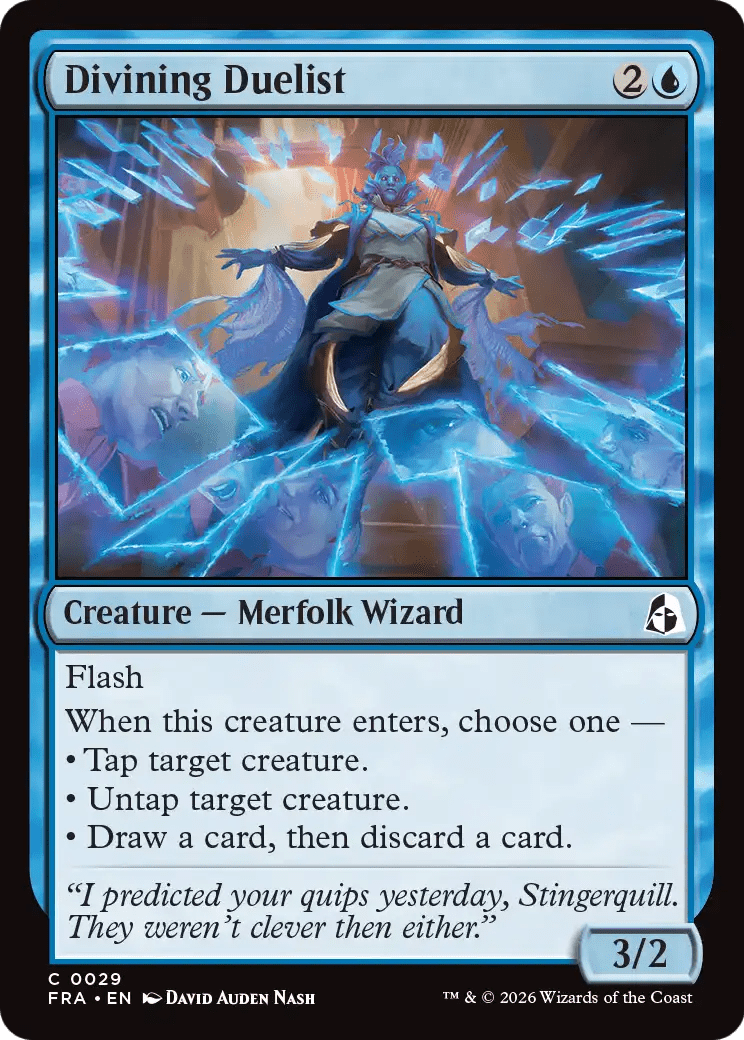 Divining Duelist [Reality Fracture] MTG Single Magic: The Gathering  | Multizone: Comics And Games