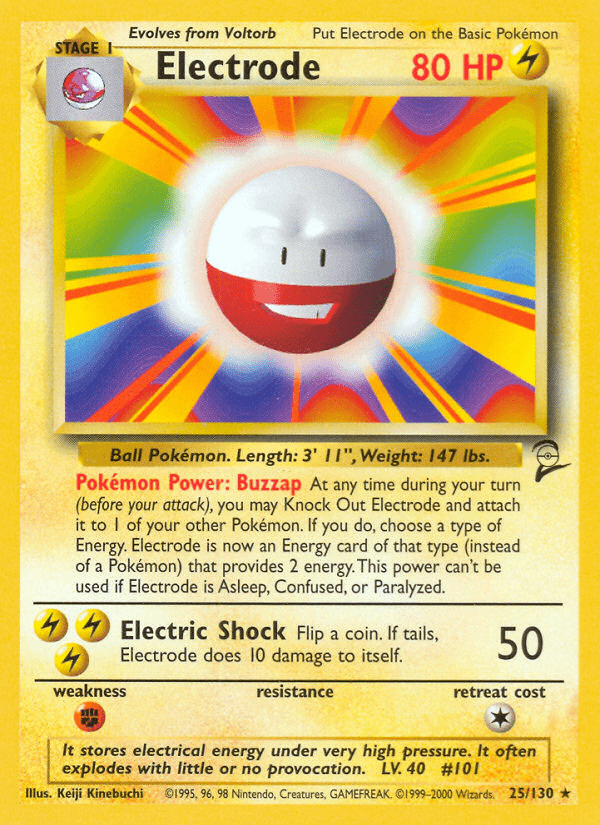 Electrode (25/130) [Base Set 2] Pokemon Single Pokémon  | Multizone: Comics And Games