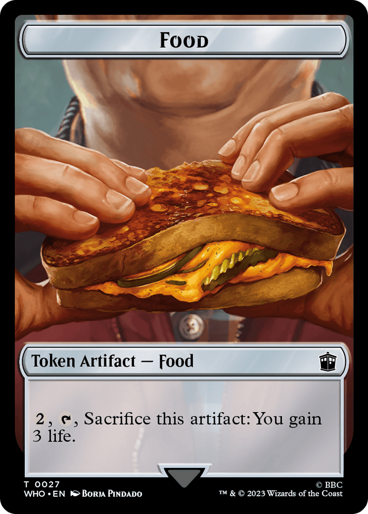 Dalek // Food (0027) Double-Sided Token [Doctor Who Tokens] MTG Single Magic: The Gathering  | Multizone: Comics And Games