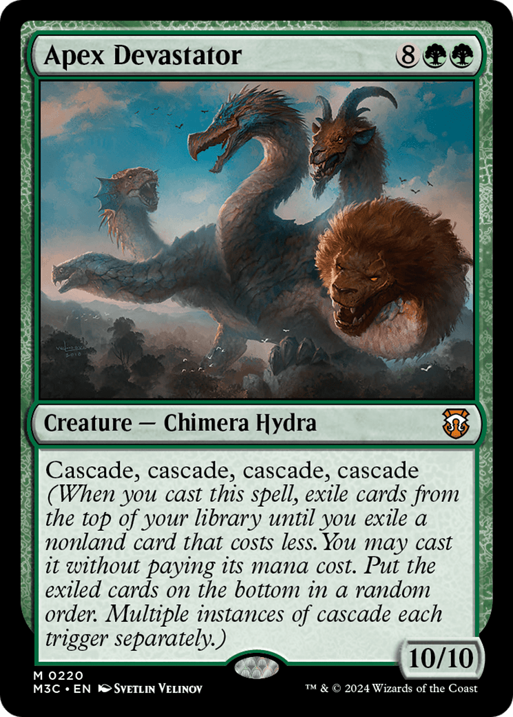 Apex Devastator (Ripple Foil) [Modern Horizons 3 Commander] MTG Single Magic: The Gathering  | Multizone: Comics And Games