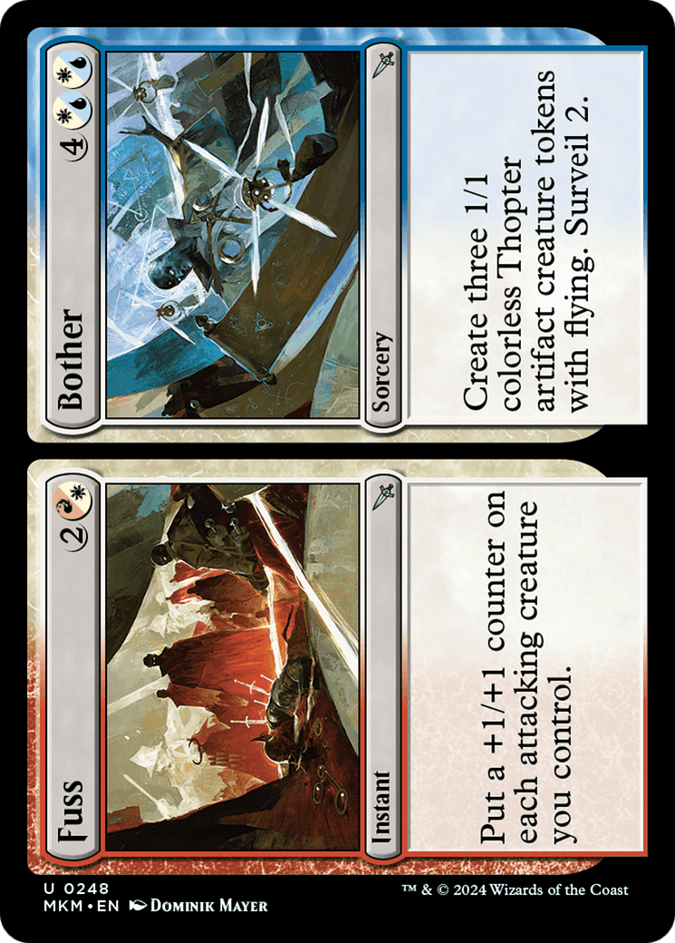 Fuss // Bother [Murders at Karlov Manor] MTG Single Magic: The Gathering  | Multizone: Comics And Games