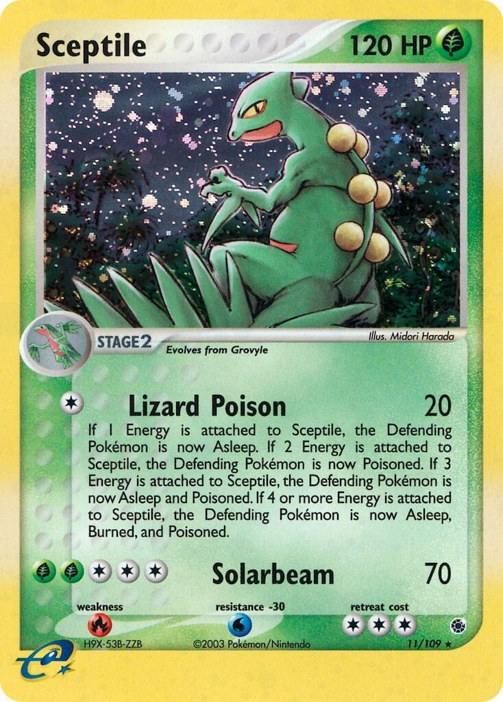 Sceptile (11/109) [EX: Ruby & Sapphire] Pokemon Single Pokémon  | Multizone: Comics And Games