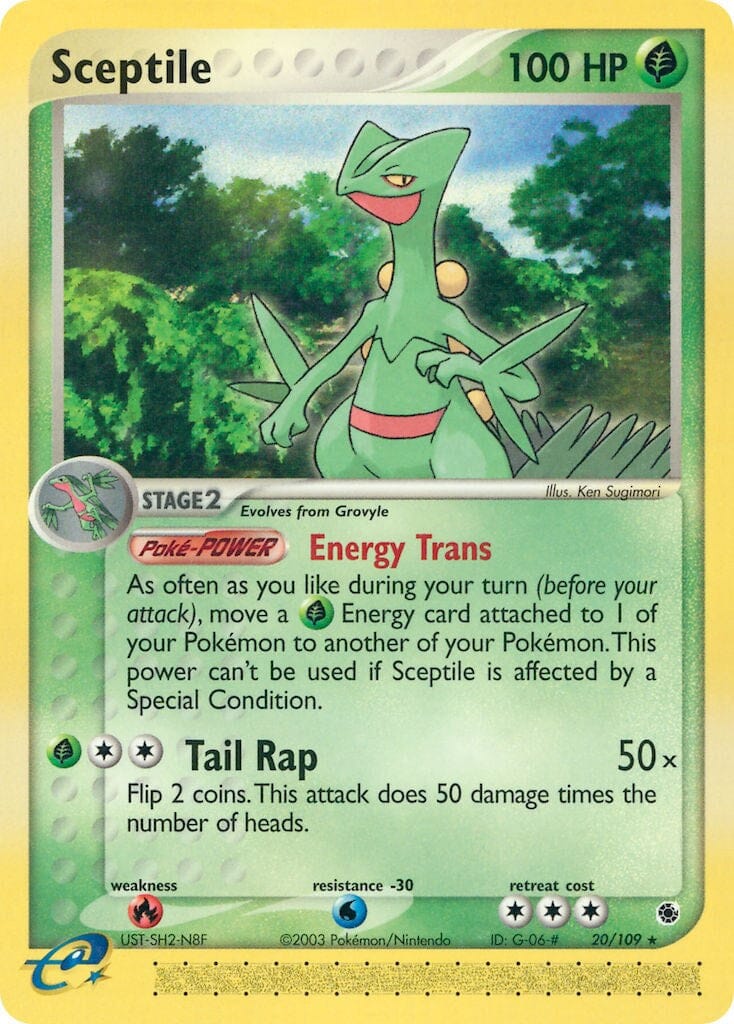 Sceptile (20/109) [EX: Ruby & Sapphire] Pokemon Single Pokémon  | Multizone: Comics And Games