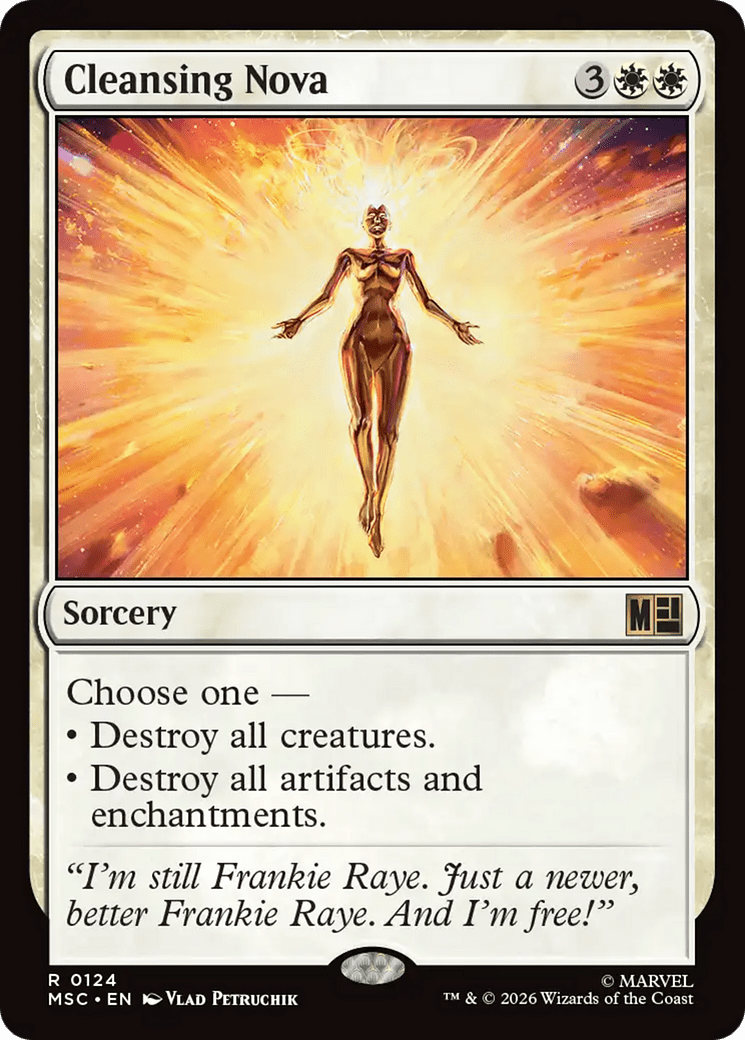Cleansing Nova [Marvel Super Heroes Commander] MTG Single Magic: The Gathering  | Multizone: Comics And Games