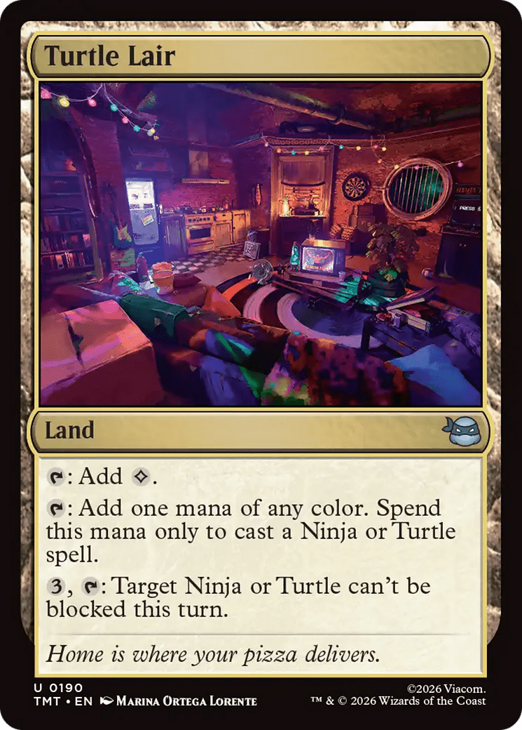 Turtle Lair [Teenage Mutant Ninja Turtles] MTG Single Magic: The Gathering  | Multizone: Comics And Games