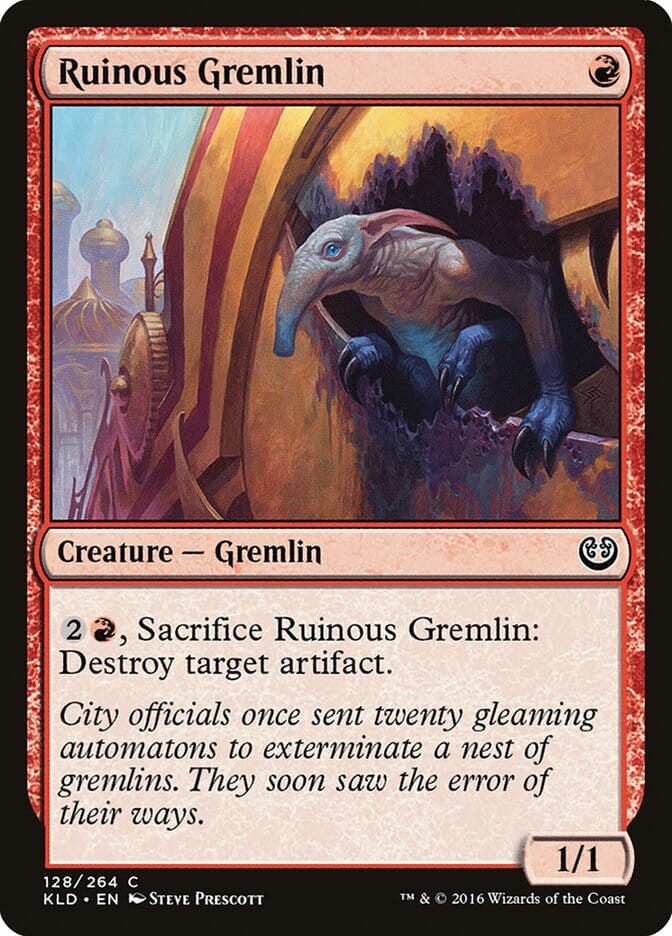 Ruinous Gremlin [Kaladesh] MTG Single Magic: The Gathering  | Multizone: Comics And Games