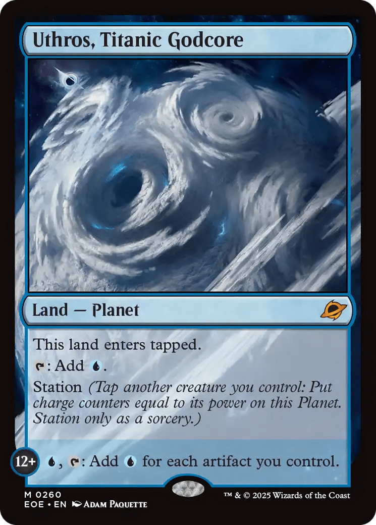 Uthros, Titanic Godcore [Edge of Eternities] MTG Single Magic: The Gathering  | Multizone: Comics And Games