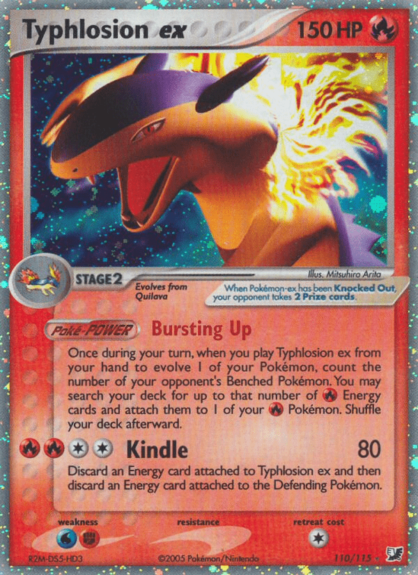 Typhlosion ex (110/115) [EX: Unseen Forces] Pokemon Single Pokémon  | Multizone: Comics And Games