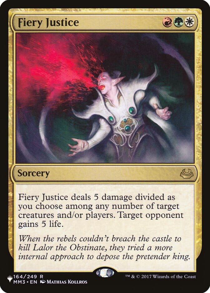 Fiery Justice [The List] MTG Single Magic: The Gathering  | Multizone: Comics And Games