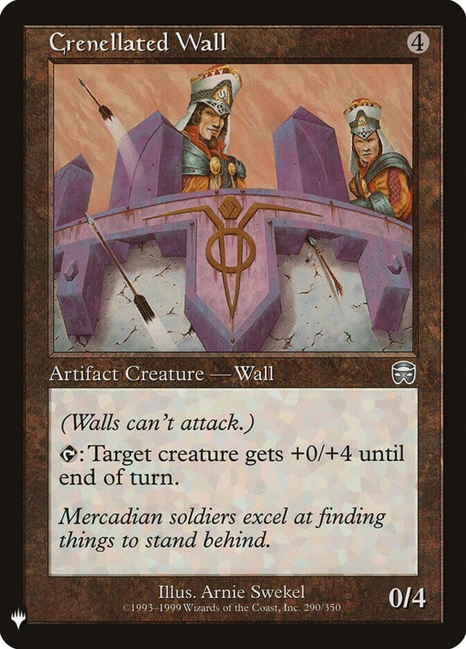 Crenellated Wall [Mystery Booster] MTG Single Magic: The Gathering  | Multizone: Comics And Games