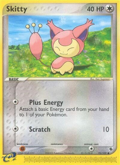 Skitty (70/109) [EX: Ruby & Sapphire] Pokemon Single Pokémon  | Multizone: Comics And Games