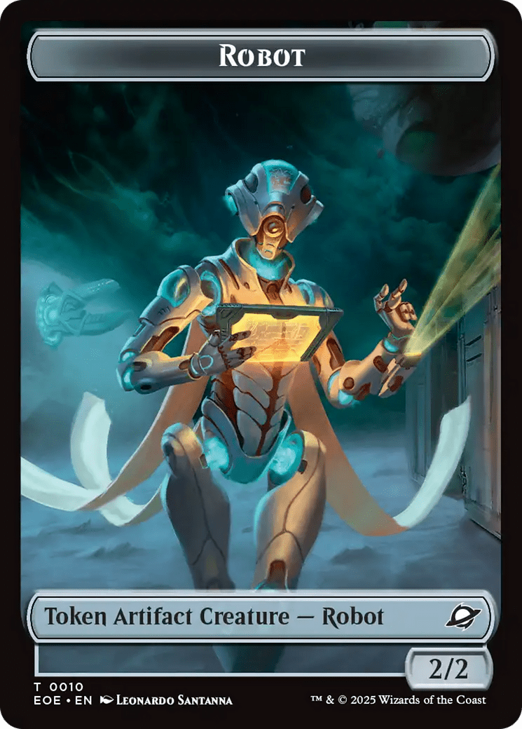 Robot // Munitions Double-Sided Token [Edge of Eternities Tokens] MTG Single Magic: The Gathering  | Multizone: Comics And Games