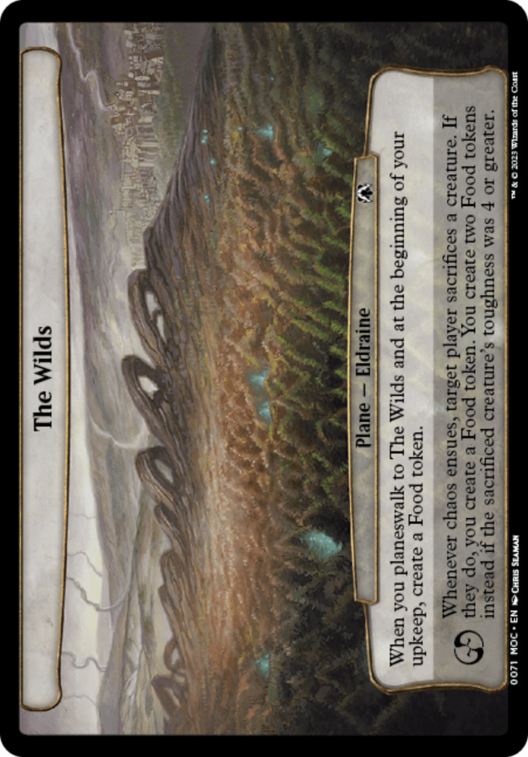 The Wilds [March of the Machine Commander] MTG Single Magic: The Gathering  | Multizone: Comics And Games