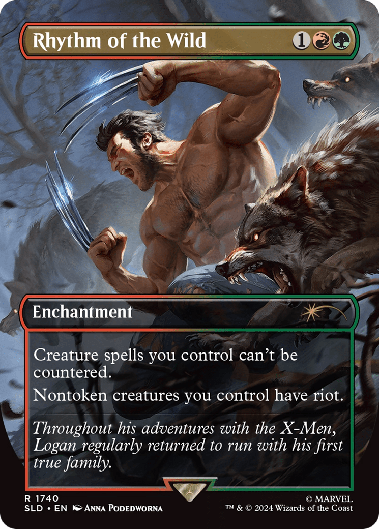 Rhythm of the Wild (Rainbow Foil) [Secret Lair Drop Series] MTG Single Magic: The Gathering  | Multizone: Comics And Games