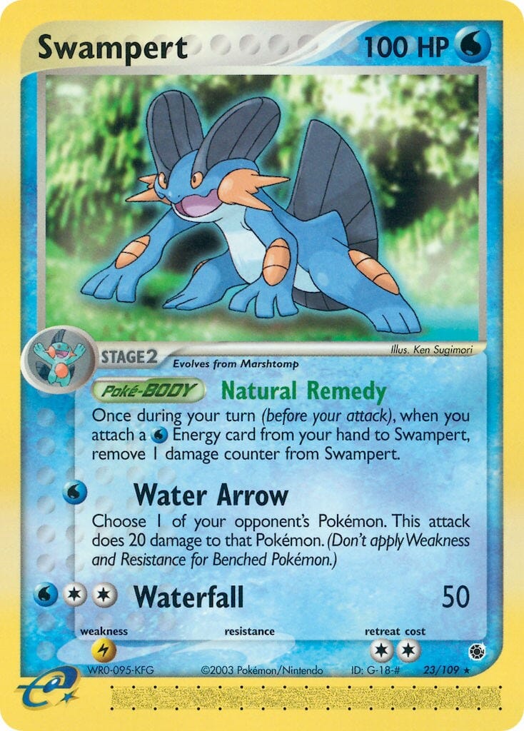 Swampert (23/109) [EX: Ruby & Sapphire] Pokemon Single Pokémon  | Multizone: Comics And Games