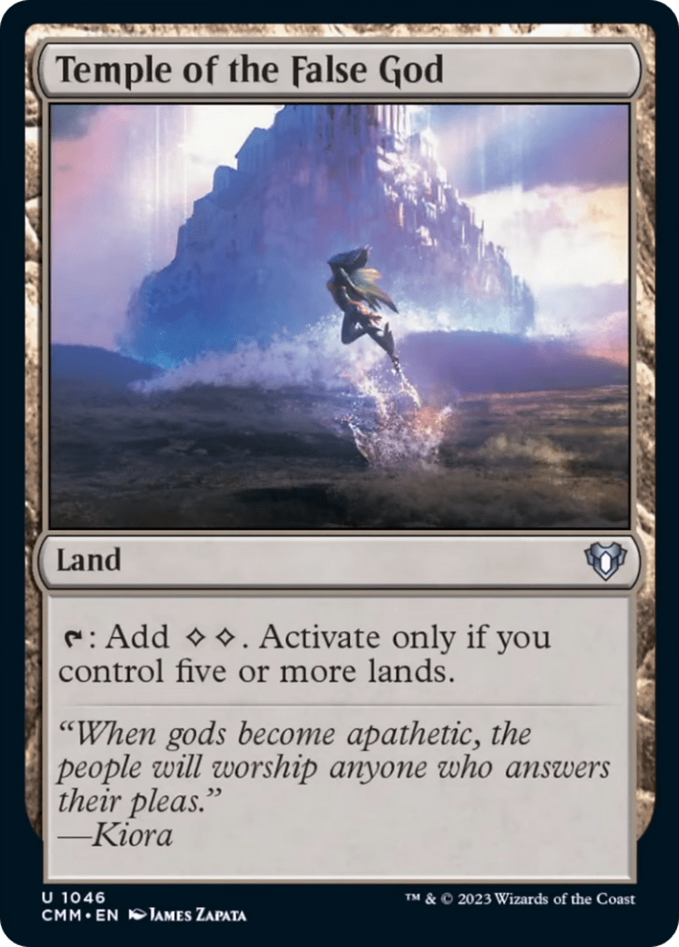 Temple of the False God [Commander Masters] MTG Single Magic: The Gathering  | Multizone: Comics And Games