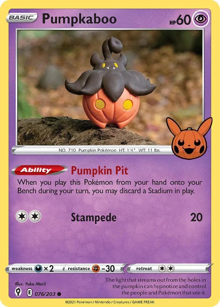 Pumpkaboo (076/203) [Trick or Trade] Pokemon Single Pokémon  | Multizone: Comics And Games