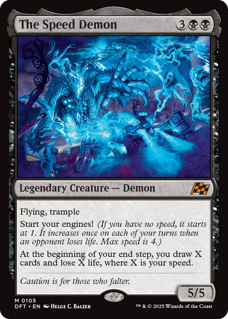 The Speed Demon [Aetherdrift] MTG Single Magic: The Gathering  | Multizone: Comics And Games