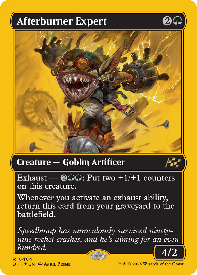 Afterburner Expert (First-Place Foil) [Aetherdrift] MTG Single Magic: The Gathering  | Multizone: Comics And Games