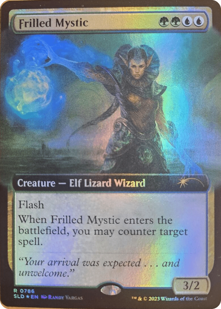 Frilled Mystic (Extended Art) [Secret Lair Drop Series] MTG Single Magic: The Gathering  | Multizone: Comics And Games