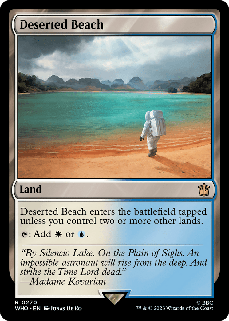 Deserted Beach [Doctor Who] MTG Single Magic: The Gathering  | Multizone: Comics And Games