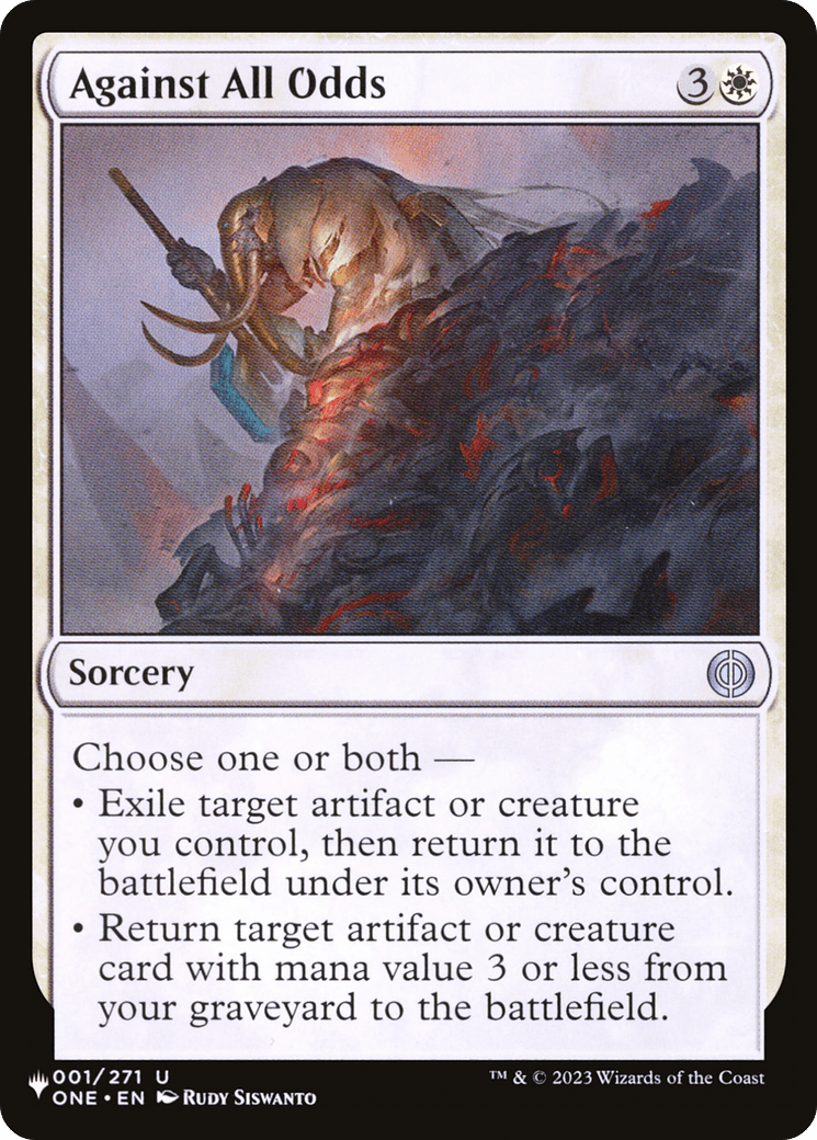 Against All Odds [The List] MTG Single Magic: The Gathering  | Multizone: Comics And Games