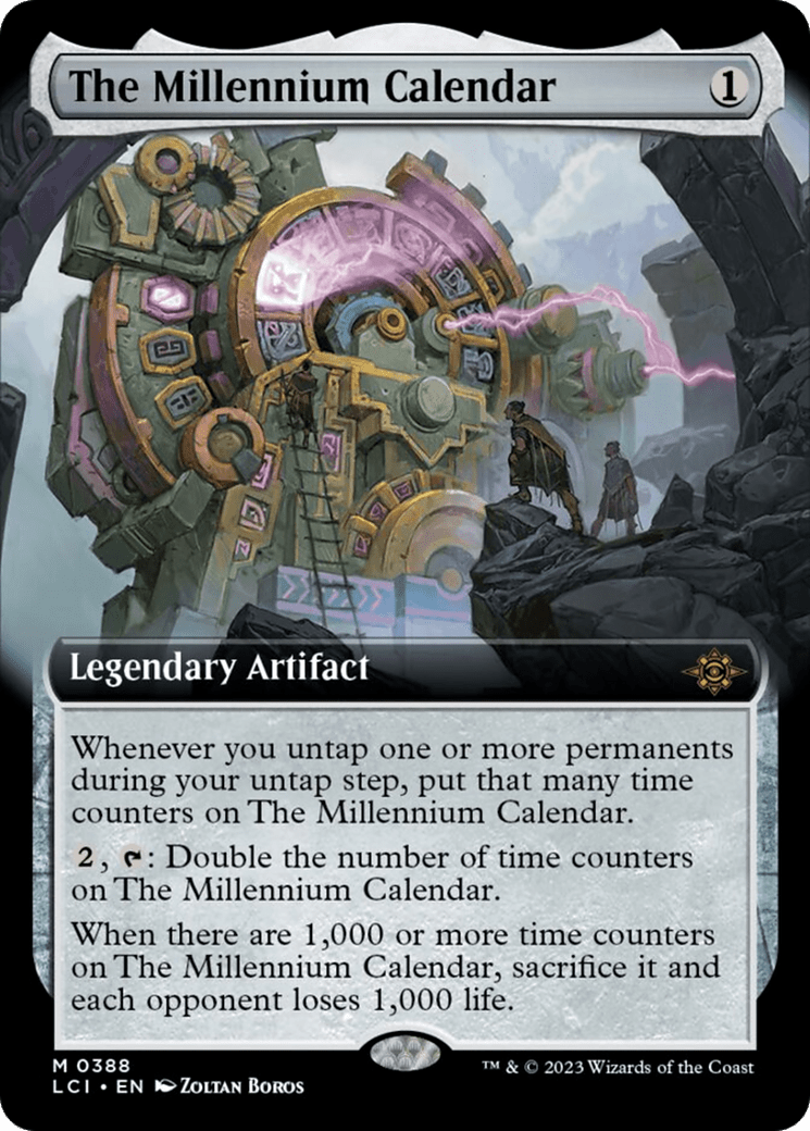 The Millennium Calendar (Extended Art) [The Lost Caverns of Ixalan] MTG Single Magic: The Gathering  | Multizone: Comics And Games