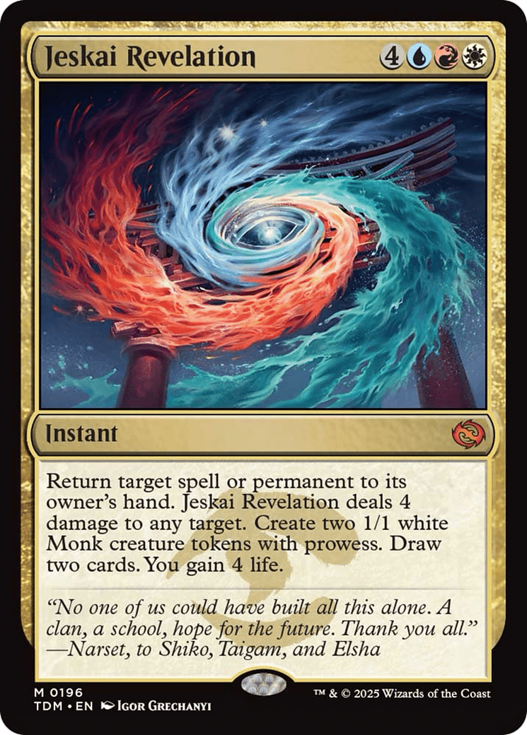 Jeskai Revelation [Tarkir: Dragonstorm] MTG Single Magic: The Gathering  | Multizone: Comics And Games