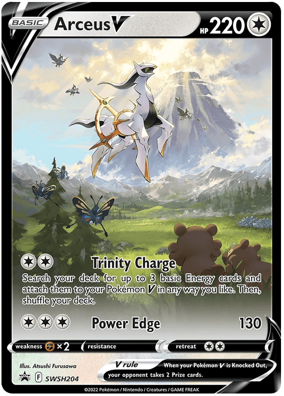 Arceus V (SWSH204) [Sword & Shield: Black Star Promos] Pokemon Single Pokémon  | Multizone: Comics And Games