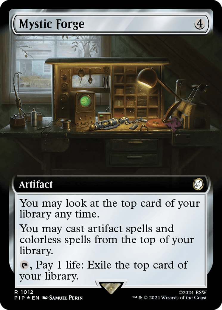 Mystic Forge (Extended Art) (Surge Foil) [Fallout] MTG Single Magic: The Gathering  | Multizone: Comics And Games
