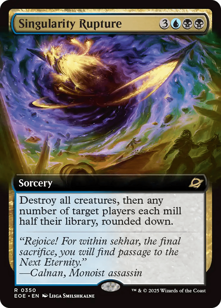 Singularity Rupture (Extended Art) [Edge of Eternities] MTG Single Magic: The Gathering  | Multizone: Comics And Games