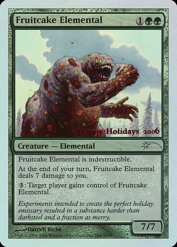 Fruitcake Elemental [Happy Holidays] MTG Single Magic: The Gathering  | Multizone: Comics And Games