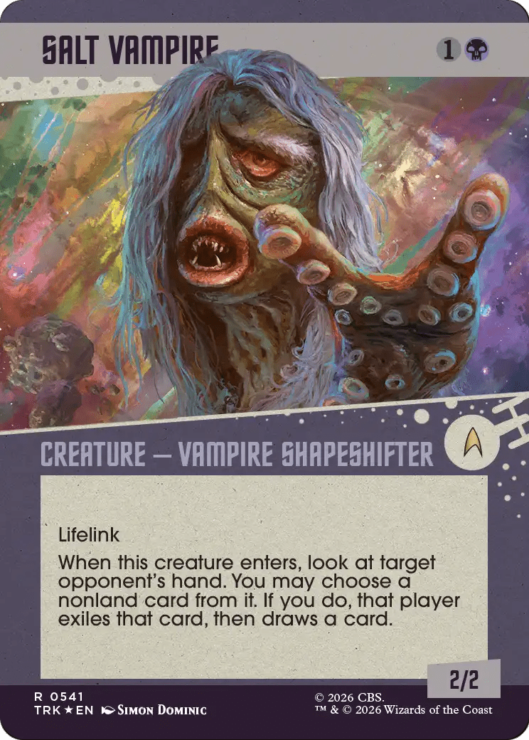 Salt Vampire (Showcase) (Surge Foil) [Star Trek] MTG Single Magic: The Gathering  | Multizone: Comics And Games