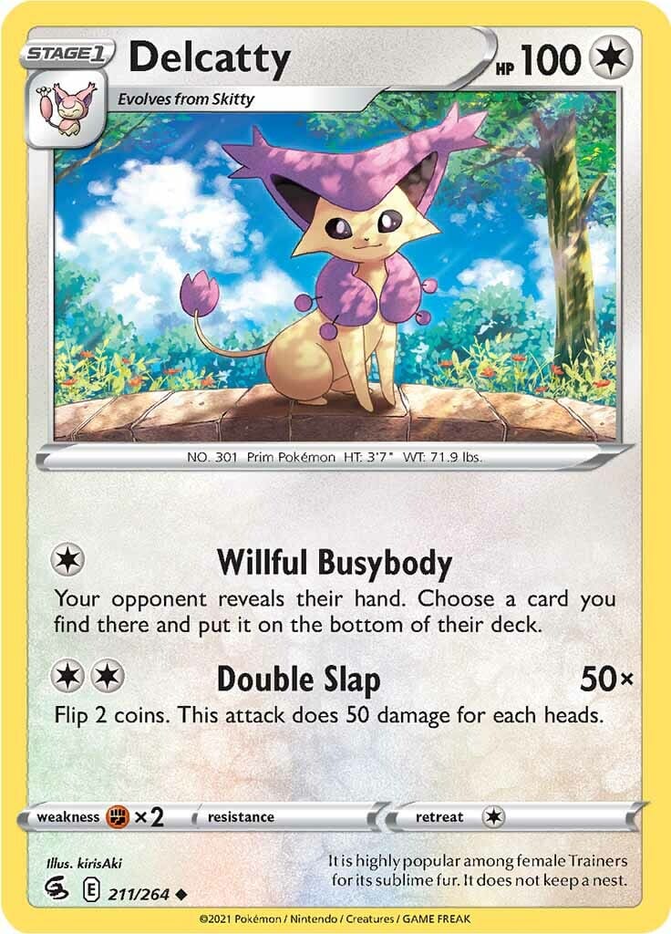 Delcatty (211/264) [Sword & Shield: Fusion Strike] Pokemon Single Pokémon  | Multizone: Comics And Games