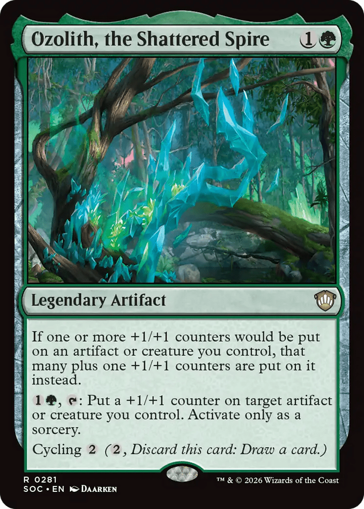 Ozolith, the Shattered Spire [Secrets of Strixhaven Commander] MTG Single Magic: The Gathering  | Multizone: Comics And Games
